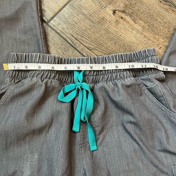 Figs Technical Collection Hight Waisted Dowa Graphite Scrub Pants Women’s‎ XS - Picture 4 of 9